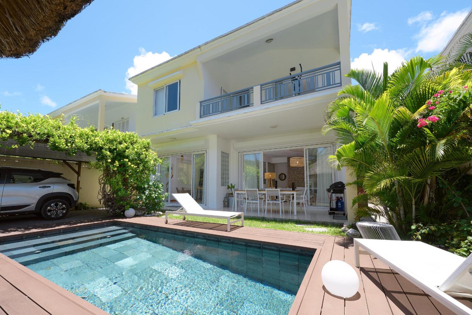 Villa Coin De Mire, A 5 Min A Pied De La Plage, Bain Boeuf Cap Malheureux Bagian luar foto